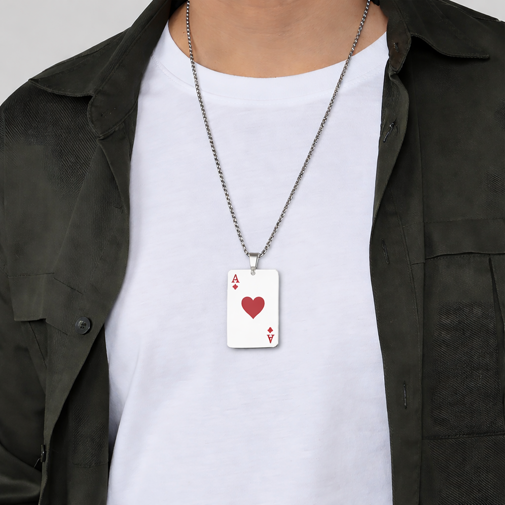 Ace of Hearts Signature Pendant Necklace
