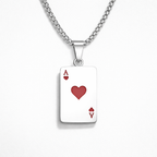 Ace of Hearts Signature Pendant Necklace