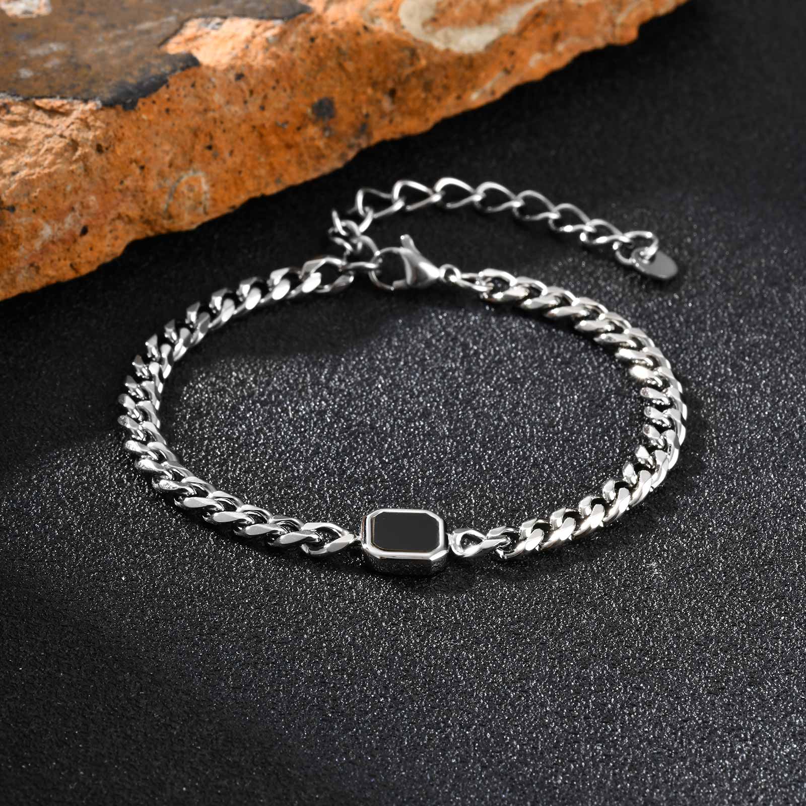 Silver Onyx Bracelet