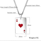 Ace of Hearts Signature Pendant Necklace