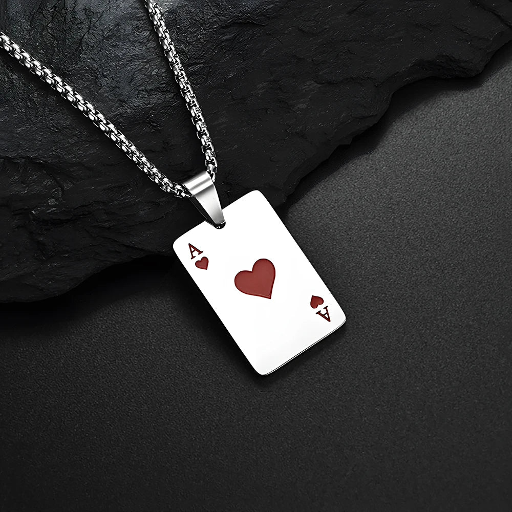 Ace of Hearts Signature Pendant Necklace