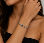 Silver Onyx Bracelet