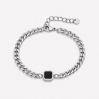 Silver Onyx Bracelet